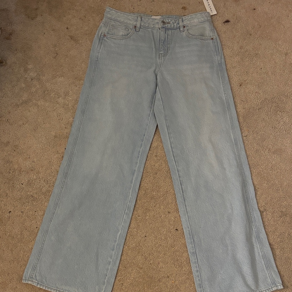 PacSun Light Blue Flare & Wide Leg Jeans